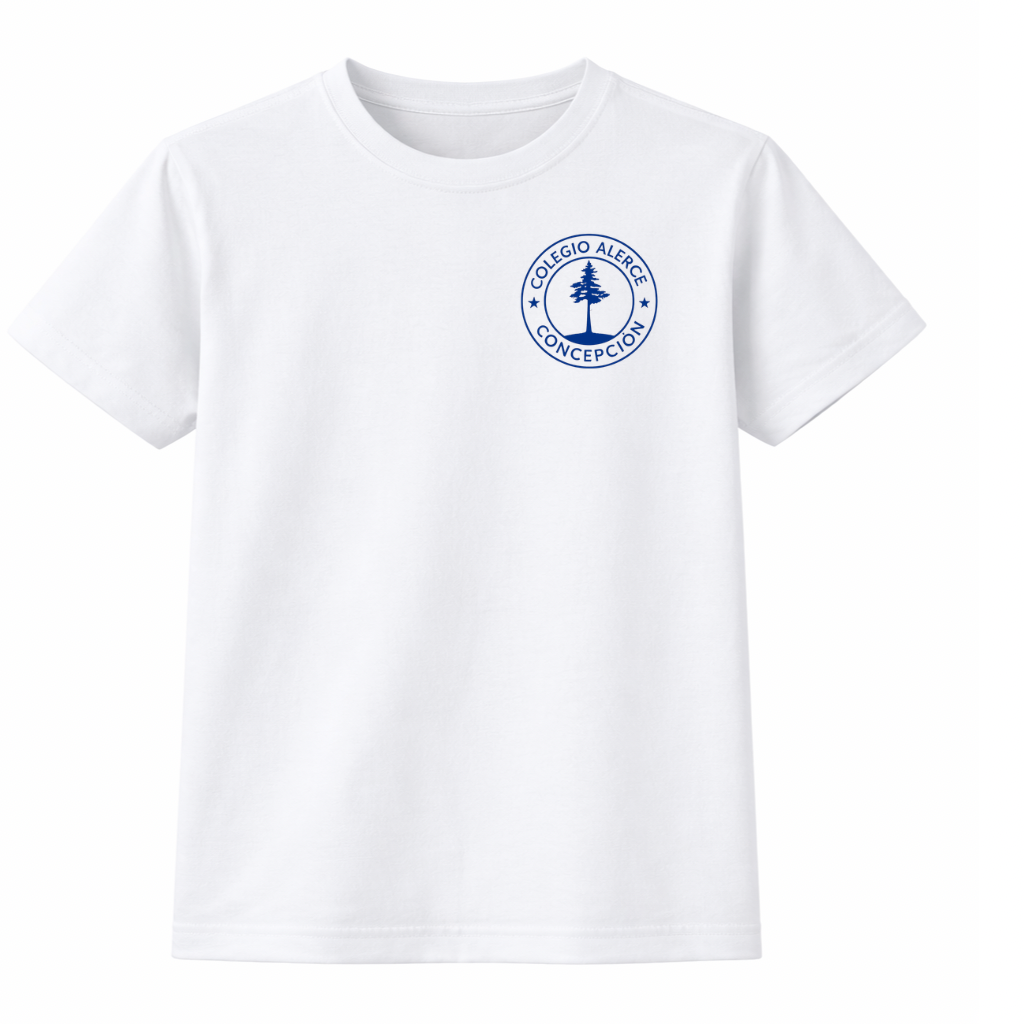 POLERA ESCOLAR DEPORTIVA MANGA CORTA COLEGIO ALERCE