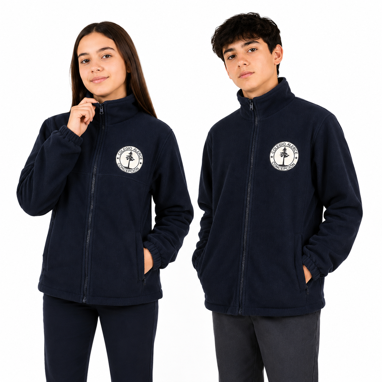 Casaca de Micropolar Azul Marino