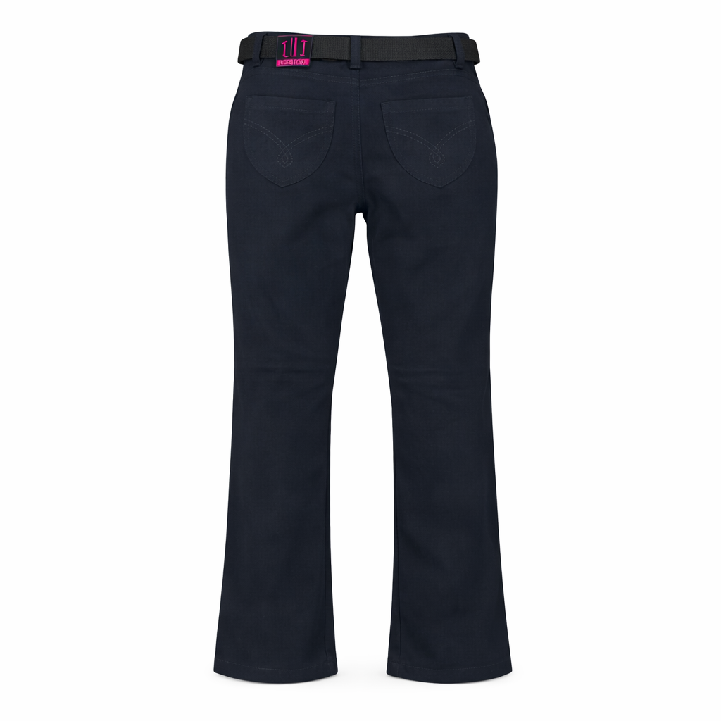 Pantalón de Vestir Escolar Mujer Azul – Regular Fit