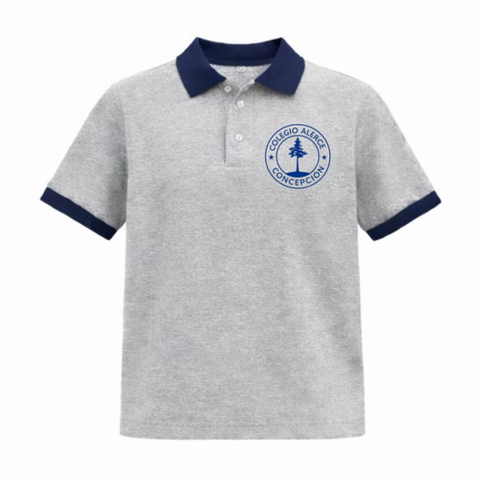POLERA ESCOLAR CUELLO CAMISA COLEGIO ALERCE