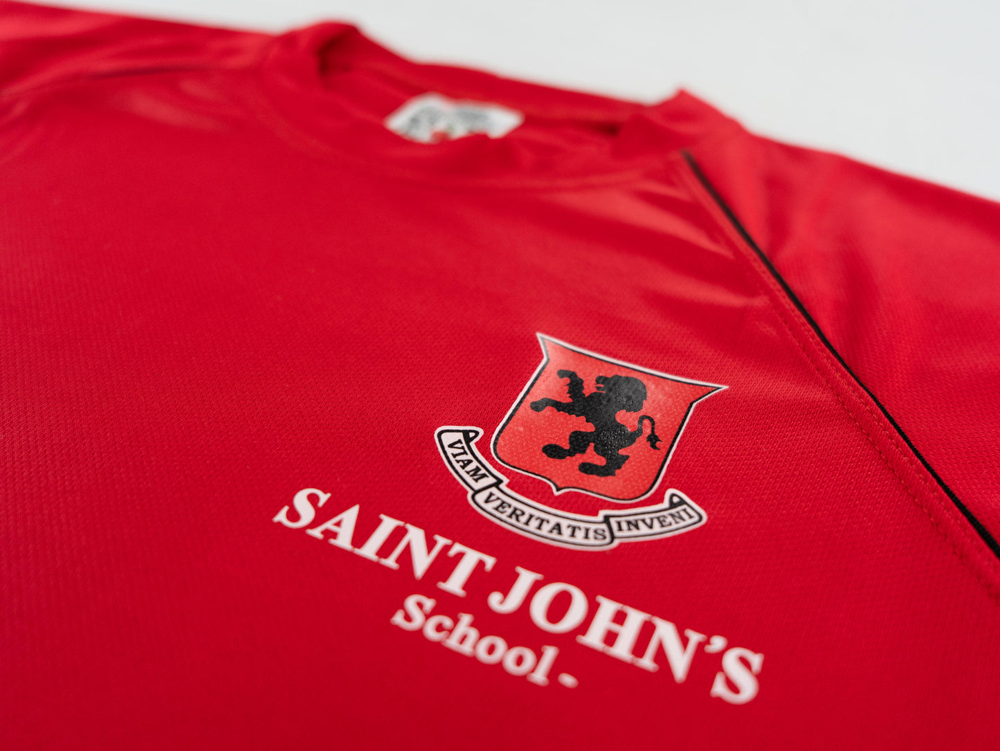 Polera Escolar Deportiva Manga Corta Saint John's